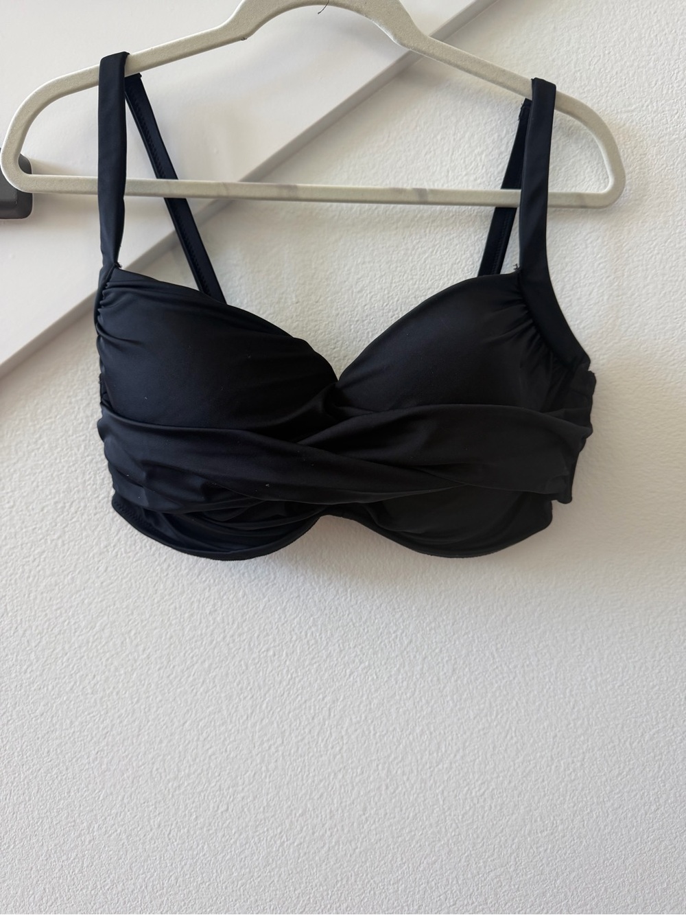 Soma Black Bikini Top with Gold Hardware